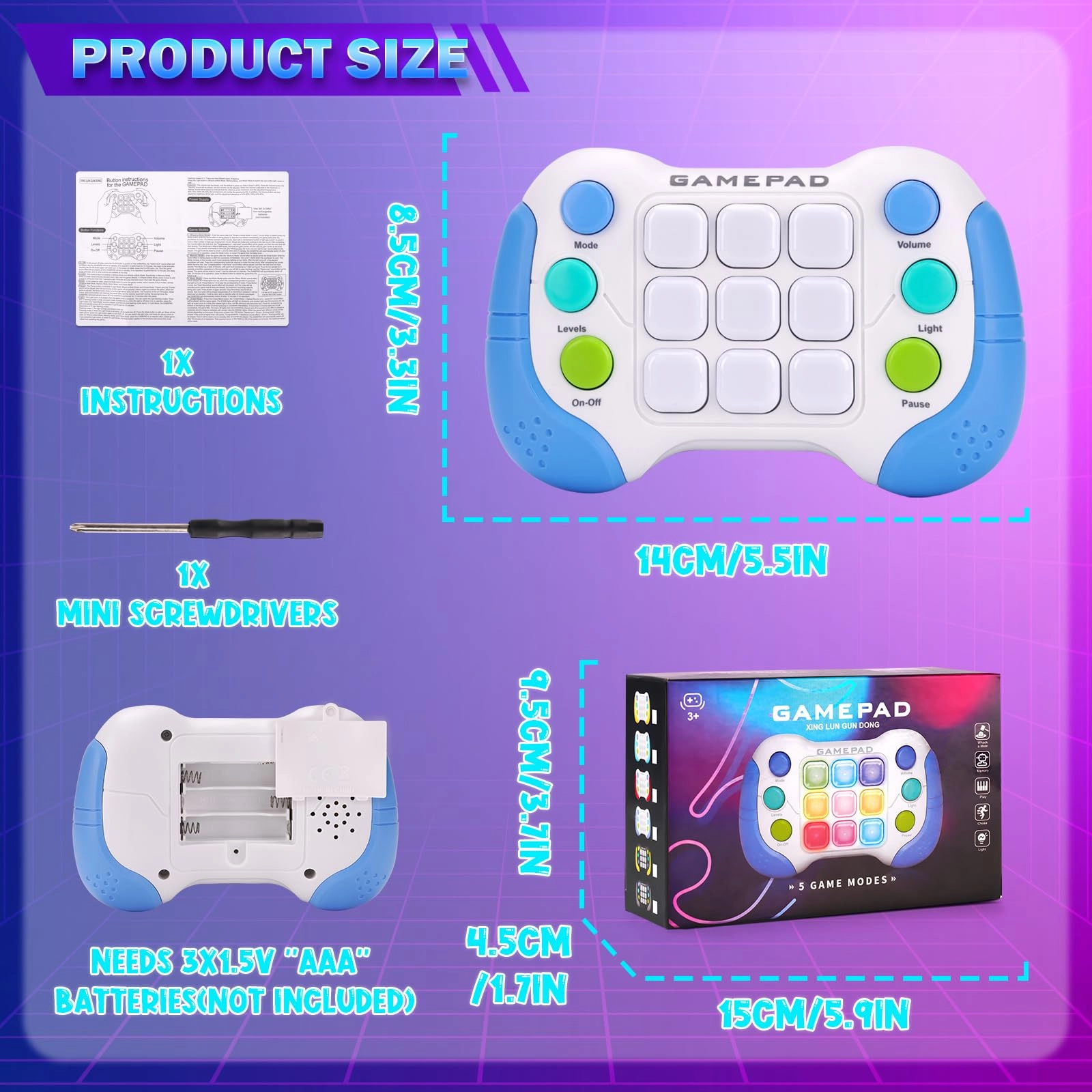 Handheld Game Console - 4-10 years
