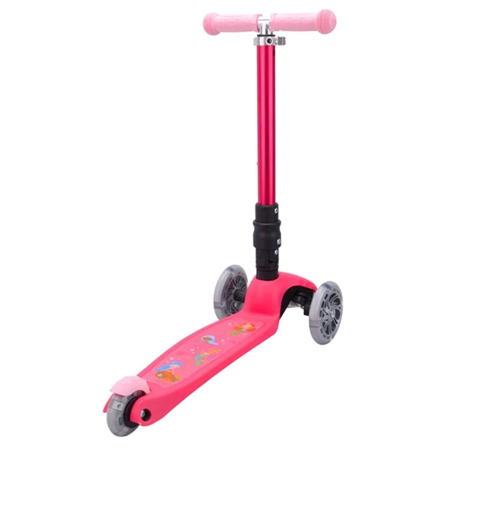 Teeny 3-Wheel Kick Scooter – LED Foldable