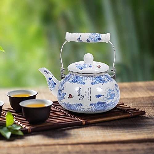 Enamel Tea Kettle - Enamel