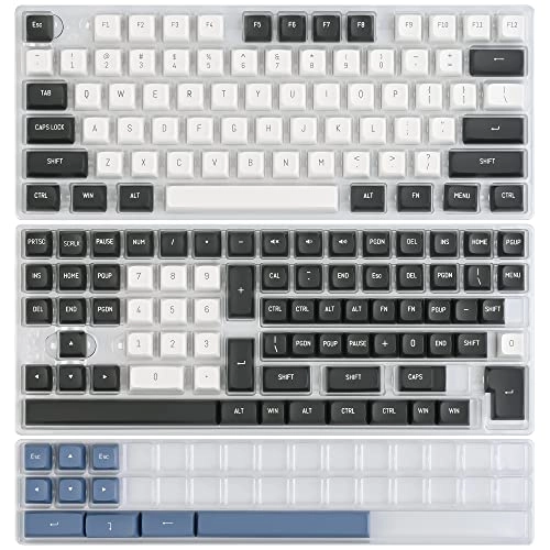 160 Keycap Set - Double Shot CSA Profile White Arctic