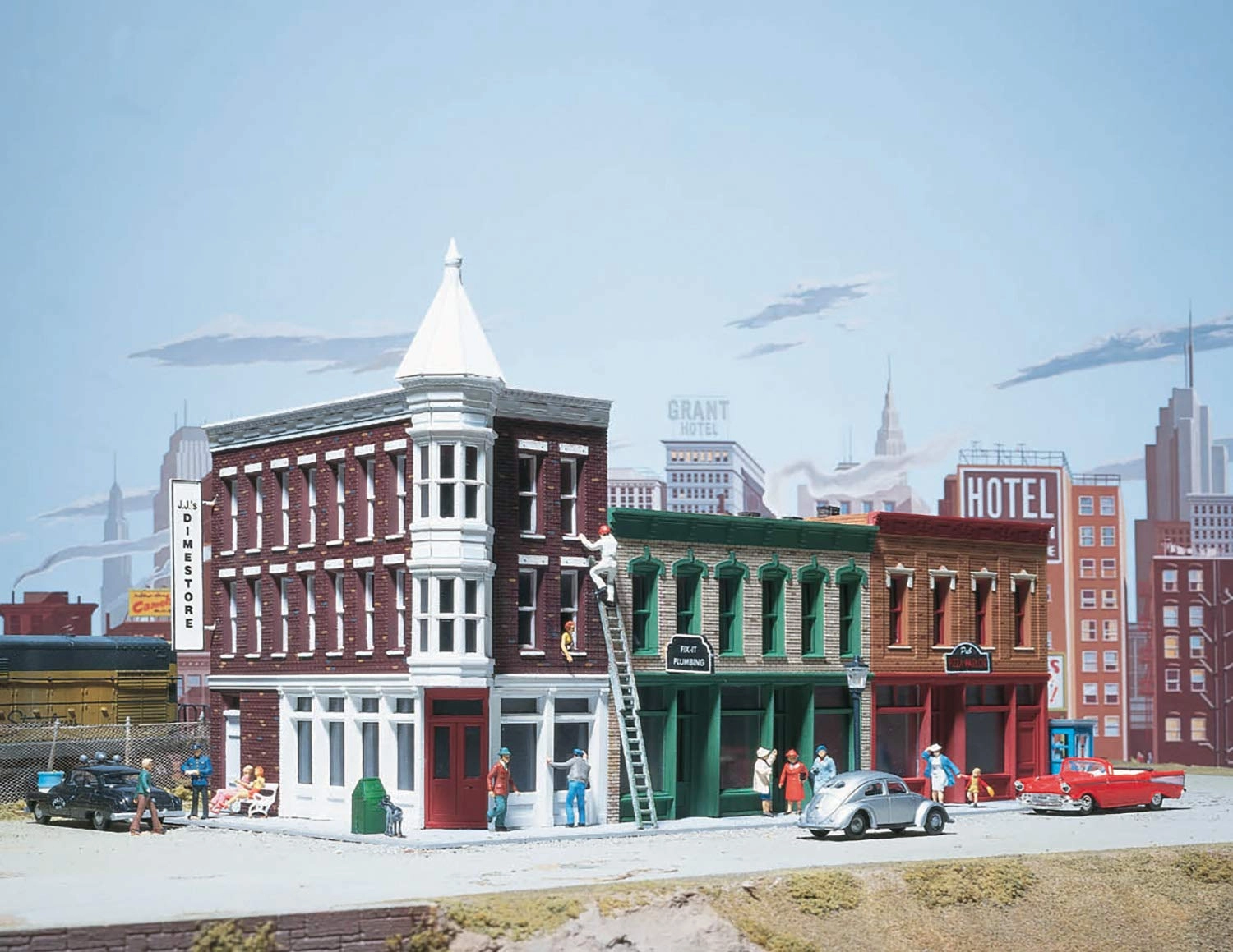 Merchants Row II Model Kit - HO Scale