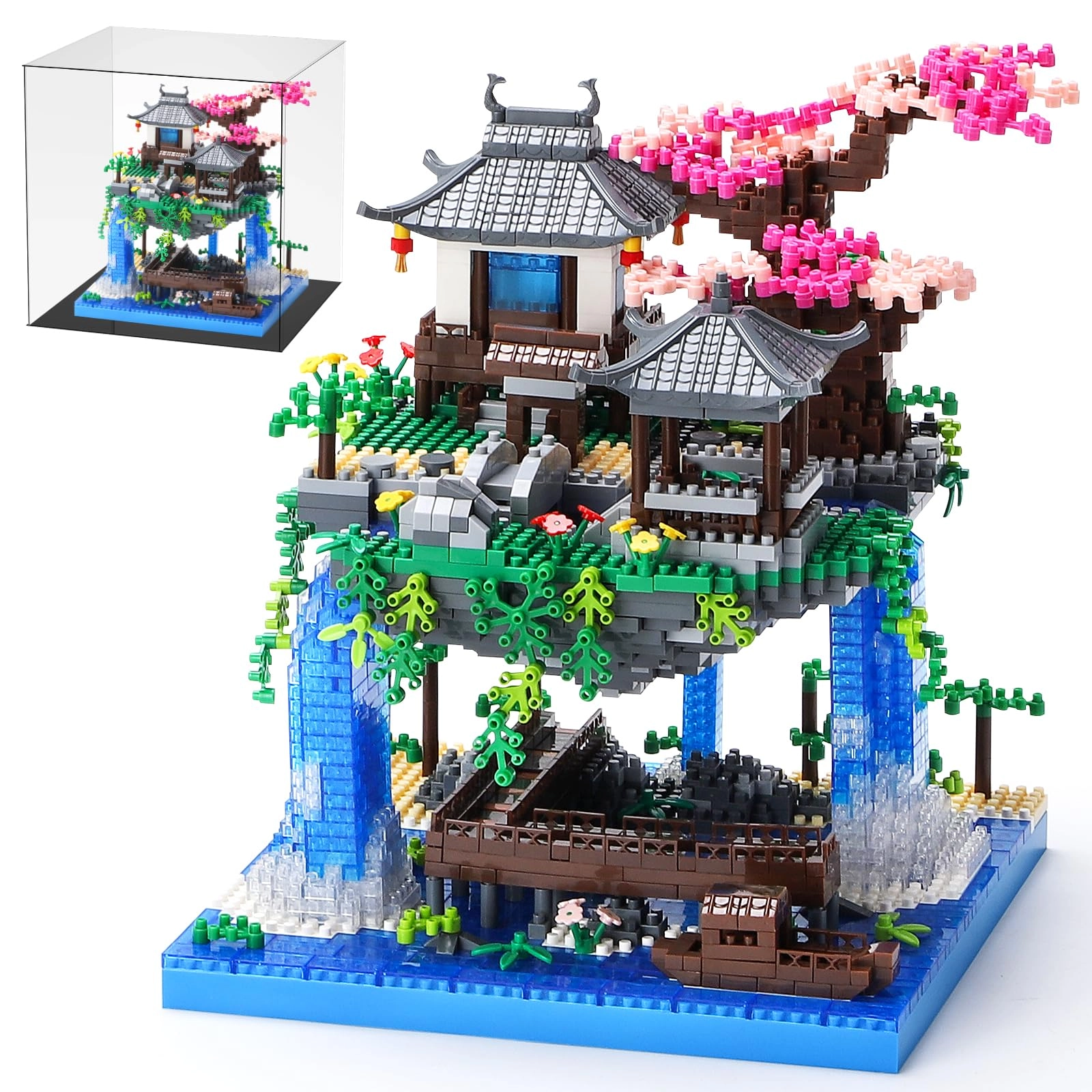 CAXIMSY Cherry Blossom Bonsai Tree - Peach Blossom 3300pcs