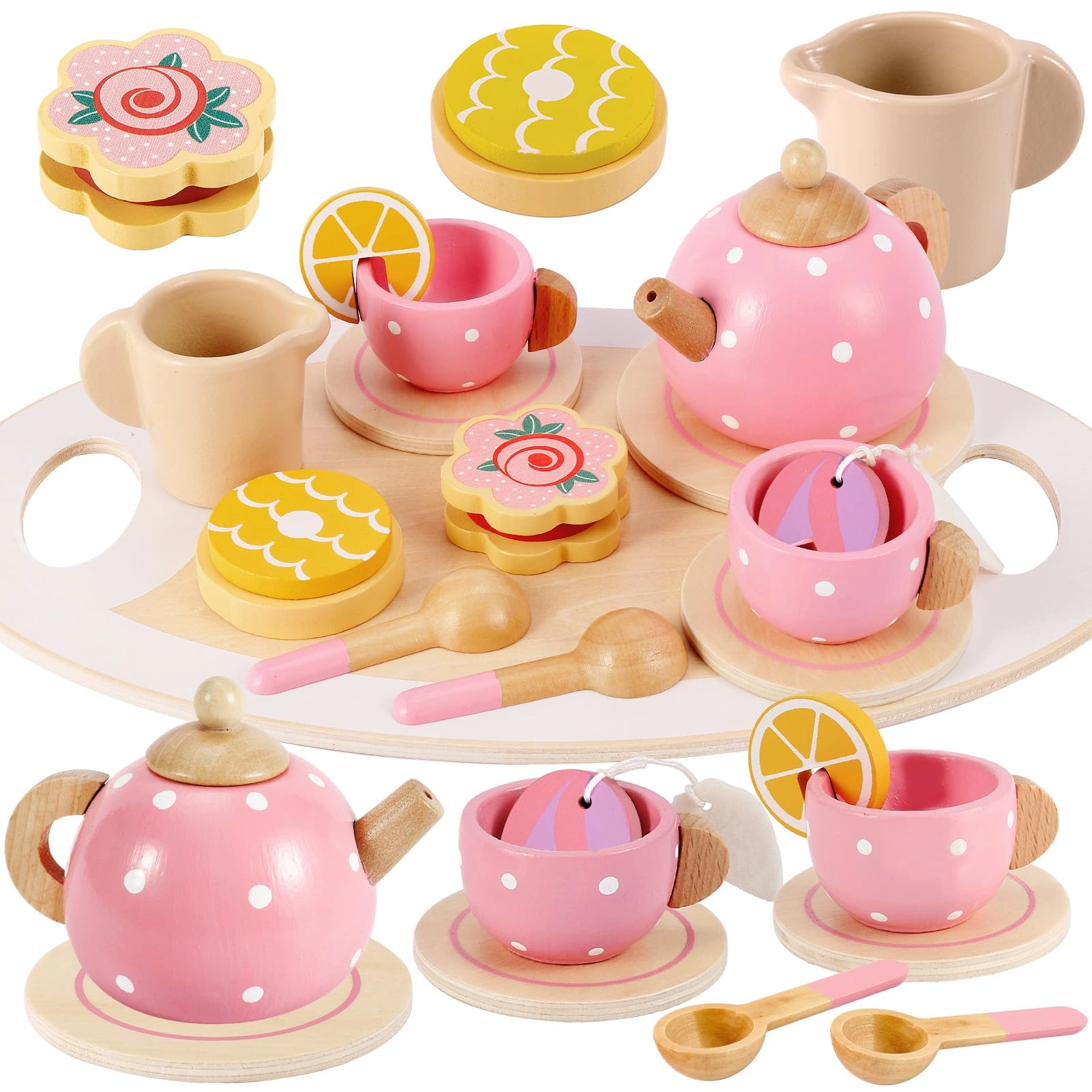 buyger Princess Tea Party Set - Wooden