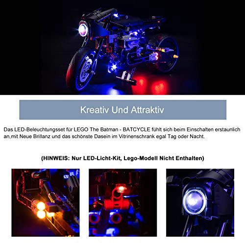 42155-Batman Batcycle - LED Light Set Battery Powered