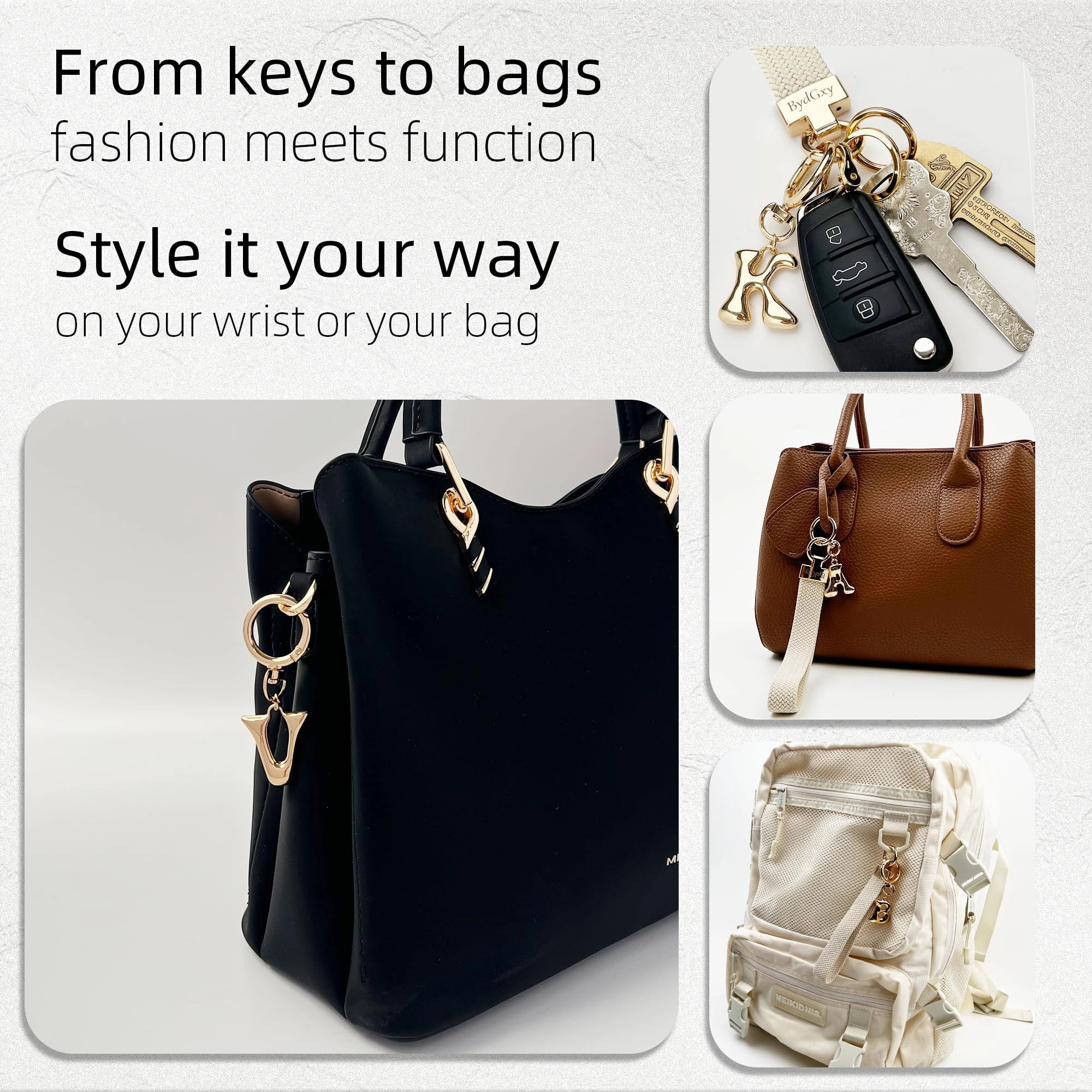 Initial Keychain - Letter