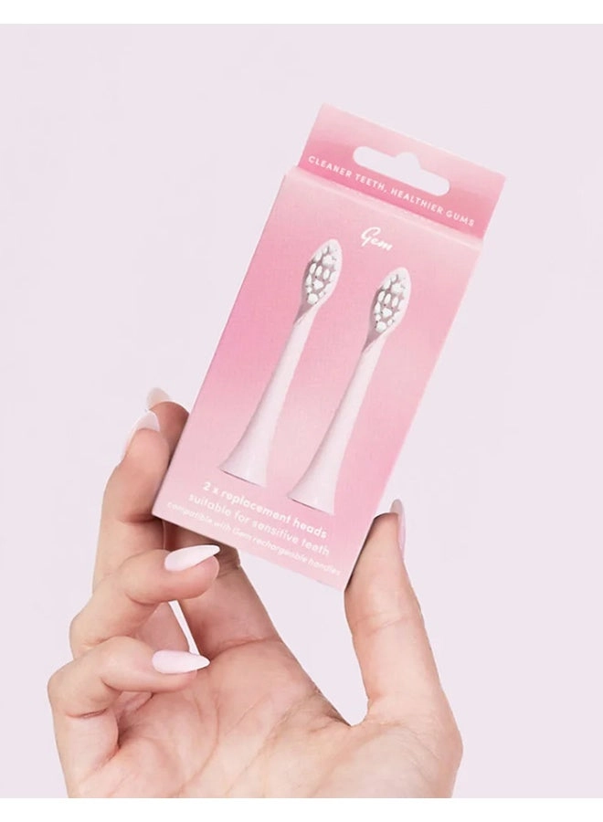 Electric Toothbrush Replacement Heads - Coconut Soft-bristled