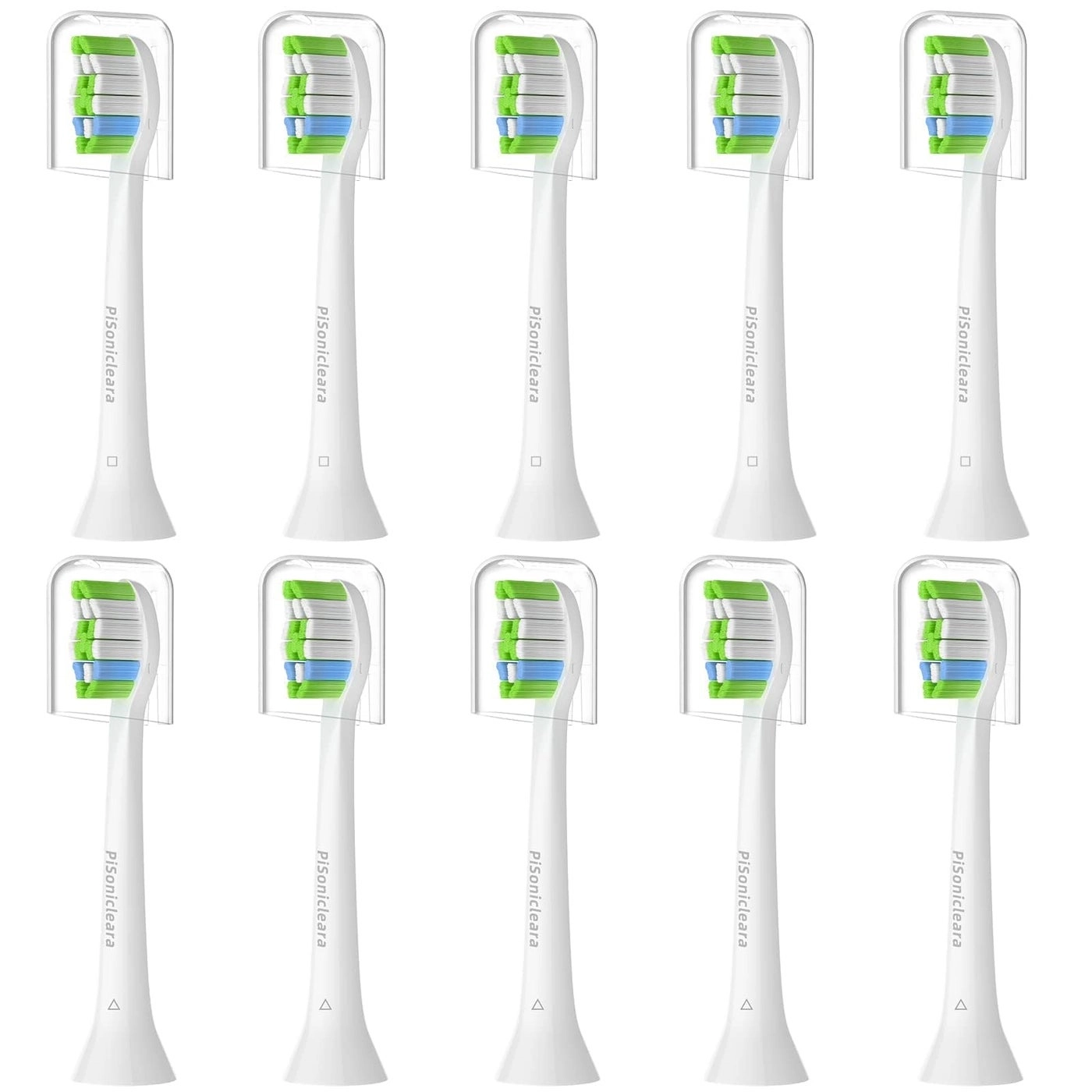 Replacement Toothbrush Heads - 10 Pack Snap on