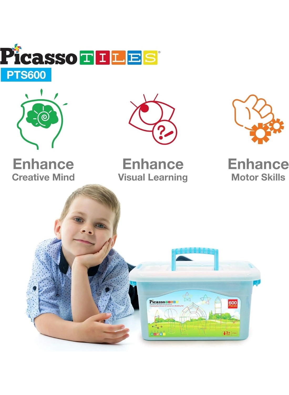 Straw Building Set - 600pcs