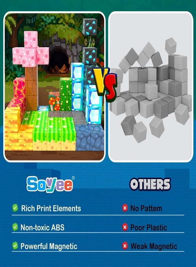 Magnetic Blocks - 100pcs