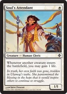 Magic: the Gathering Soul's Attendant ROE044