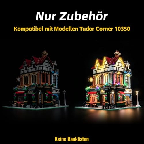 LED Light Set - Compatible with 10350 Tudor Corner 10 light sources