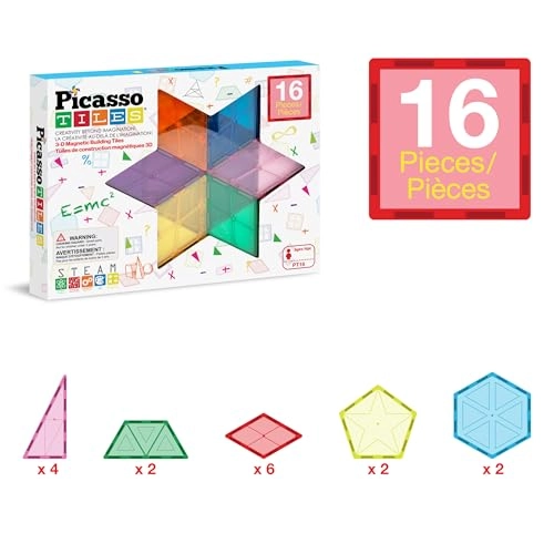 Magnetic Tiles - 16 pcs