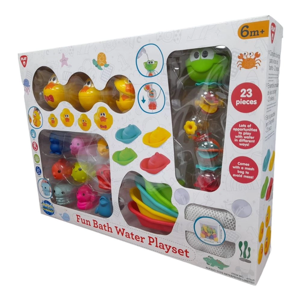 Fun Bath Water Playset - 23pcs 6 Months+