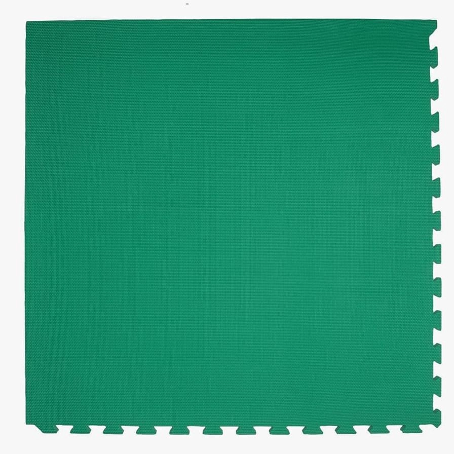 Interlocking Foam Activity Mat - 100 x 100 x 2 cm Green