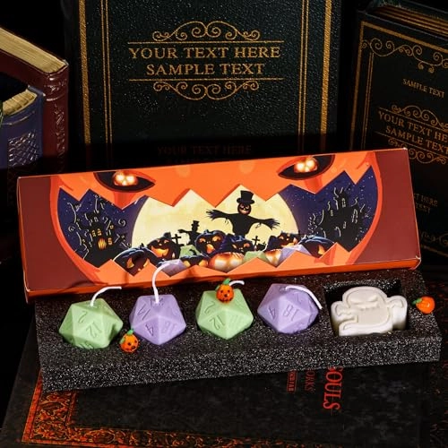 D20 Dice Candles - Unscented 5 Piece