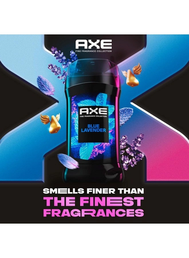 Fine Fragrance Collection Deodorant Stick - Blue Lavender With Mint + Amber Essential Oils 85 gram
