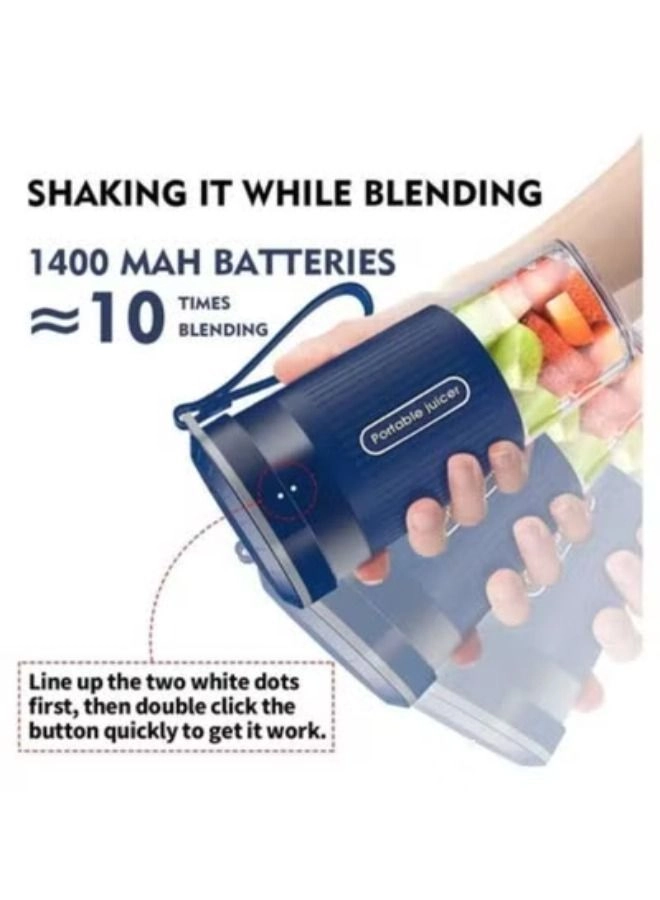 Portable Blender - Cordless USB Rechargeable Waterproof