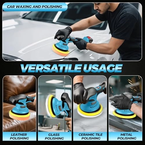 Car Buffer Polisher - Cordless 2800-6000RPM