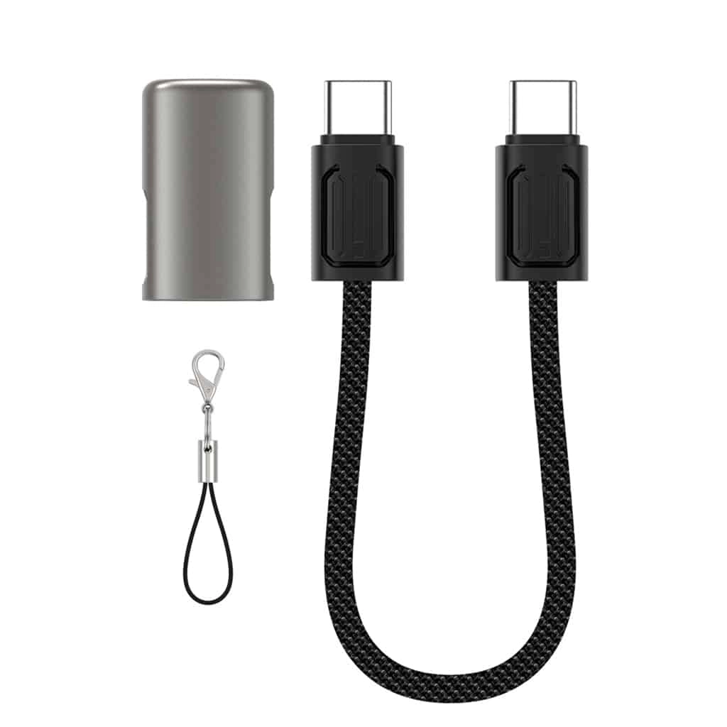 Charge Cable 100W USB-C to USB-C 0.2m Braided