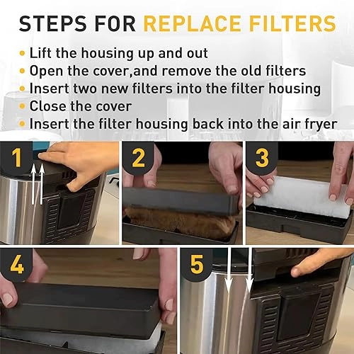 Air Fryer Replacement Filters - 12 Pcs