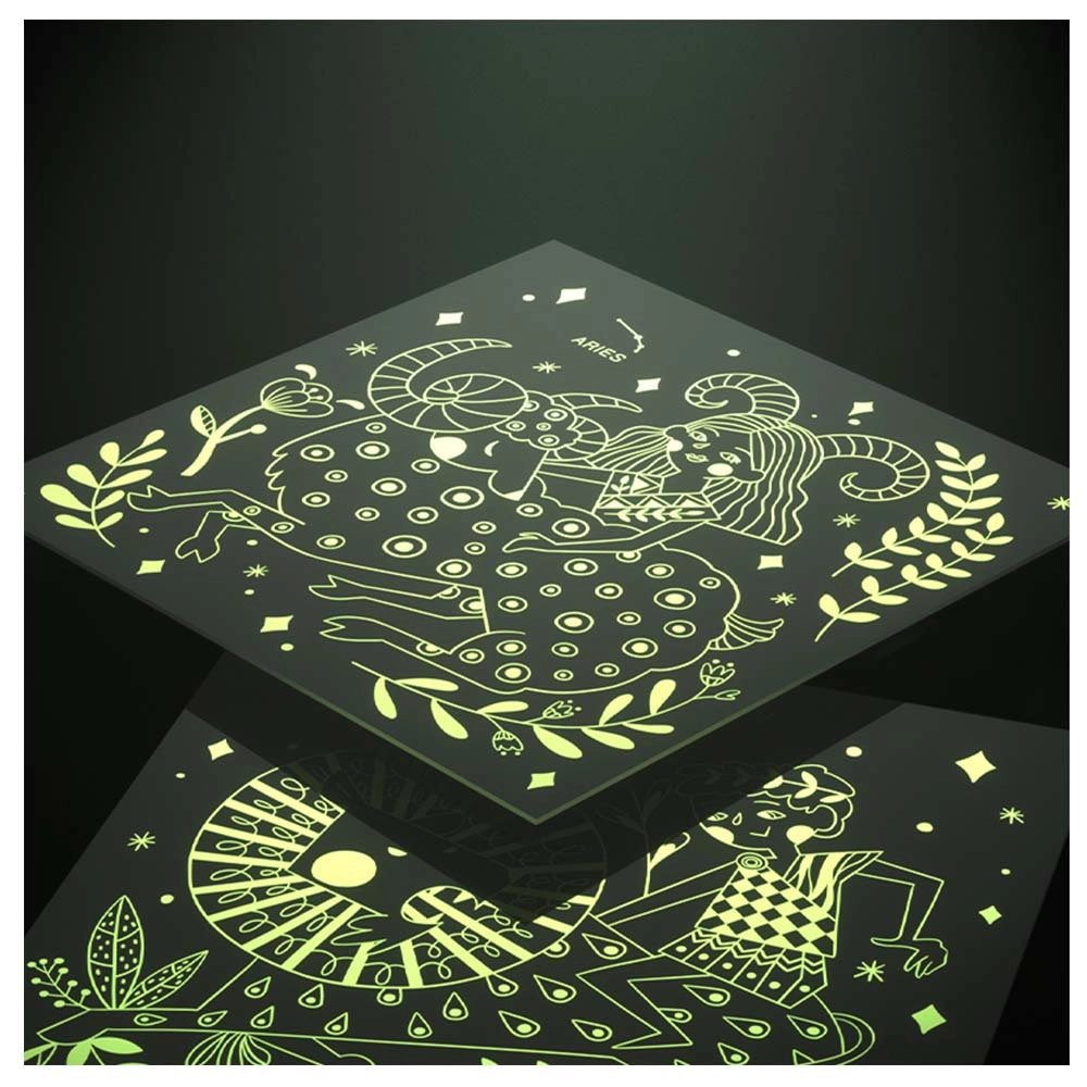 Luminous Scratch Art Card - 3+ years