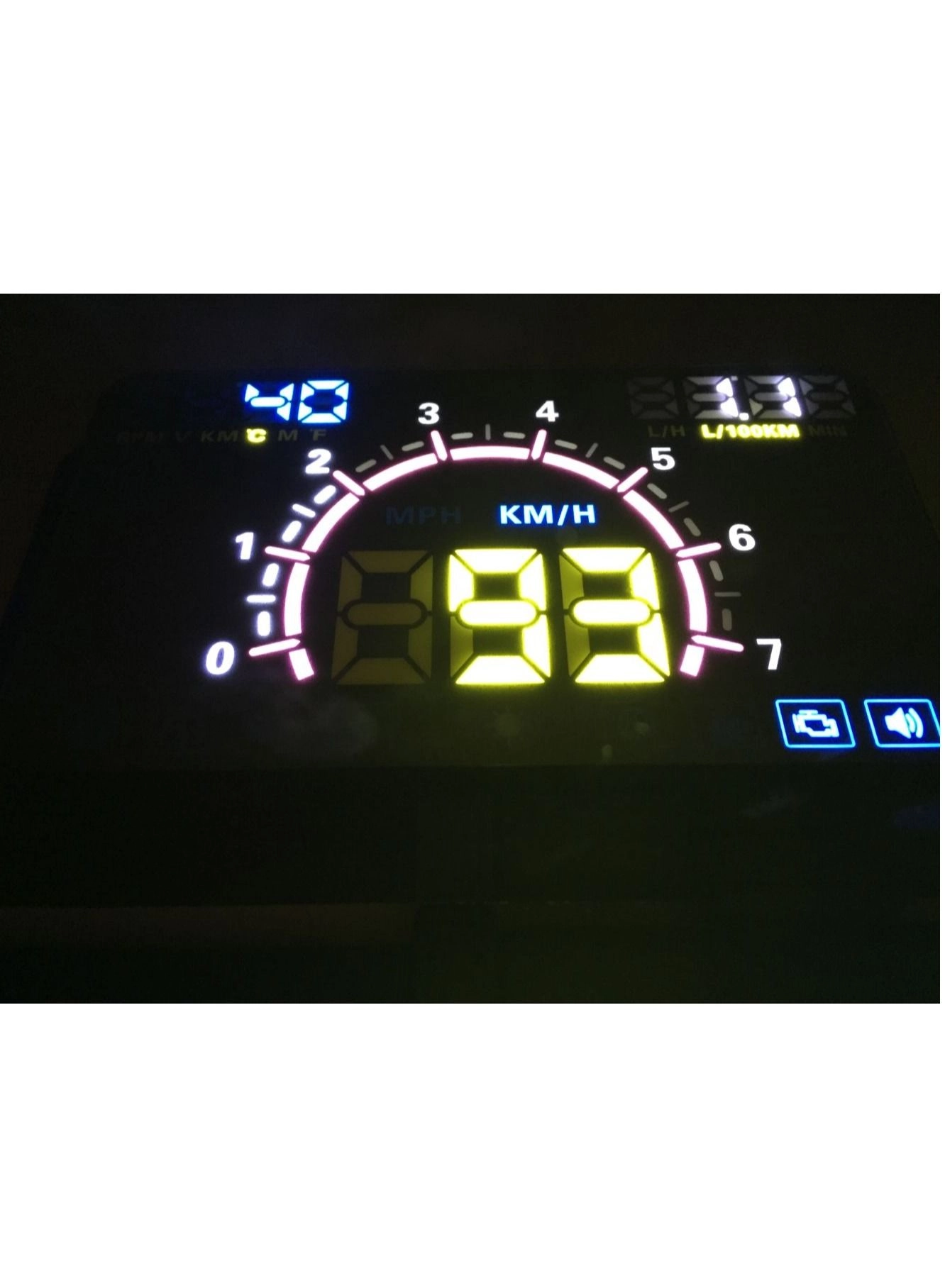 Head Up Display(HUD) Vehicle Speed Meter - E350