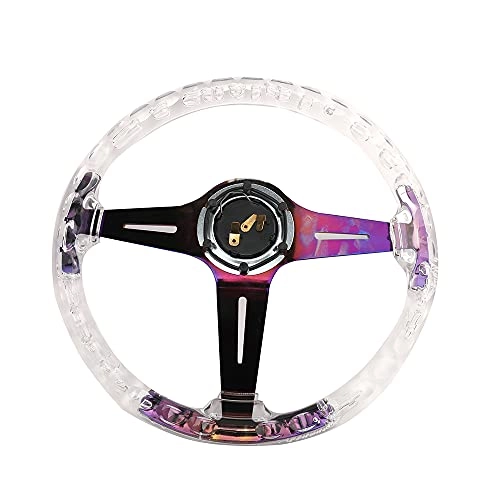 Acrylic Steering Wheel Racing Wheel & Pedals