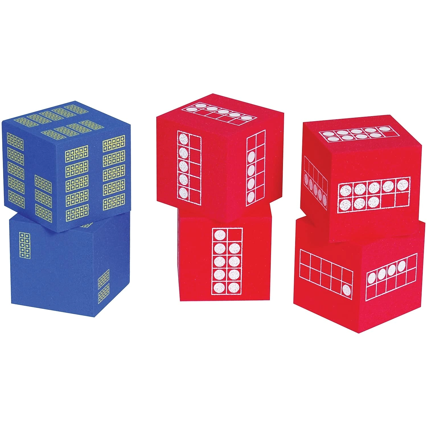 Subitizing Dice - 6 pieces