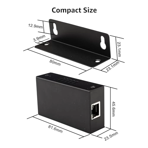 100M 802.3at/af 90W PoE Injector - 48V 30W 3 Port