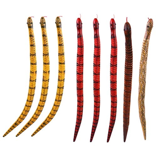 Wood snake - 8 piece(s)