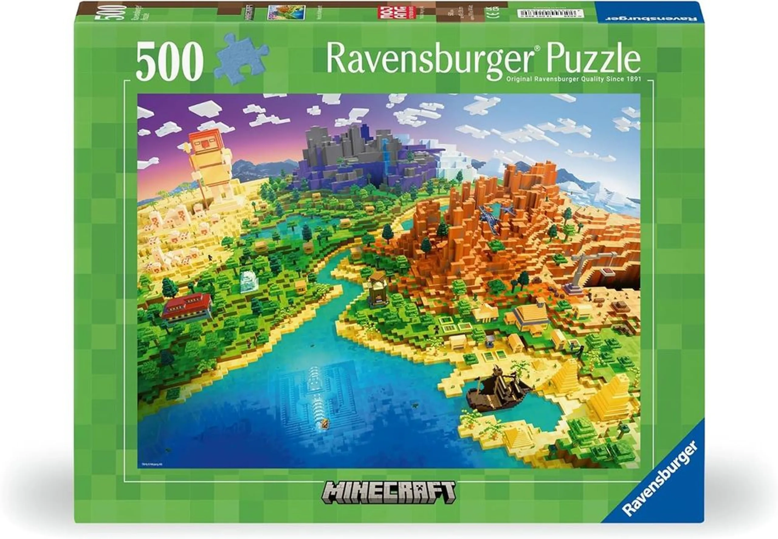 Ravensburger Minecraft Puzzle (622-12001568_0) - 500 pcs