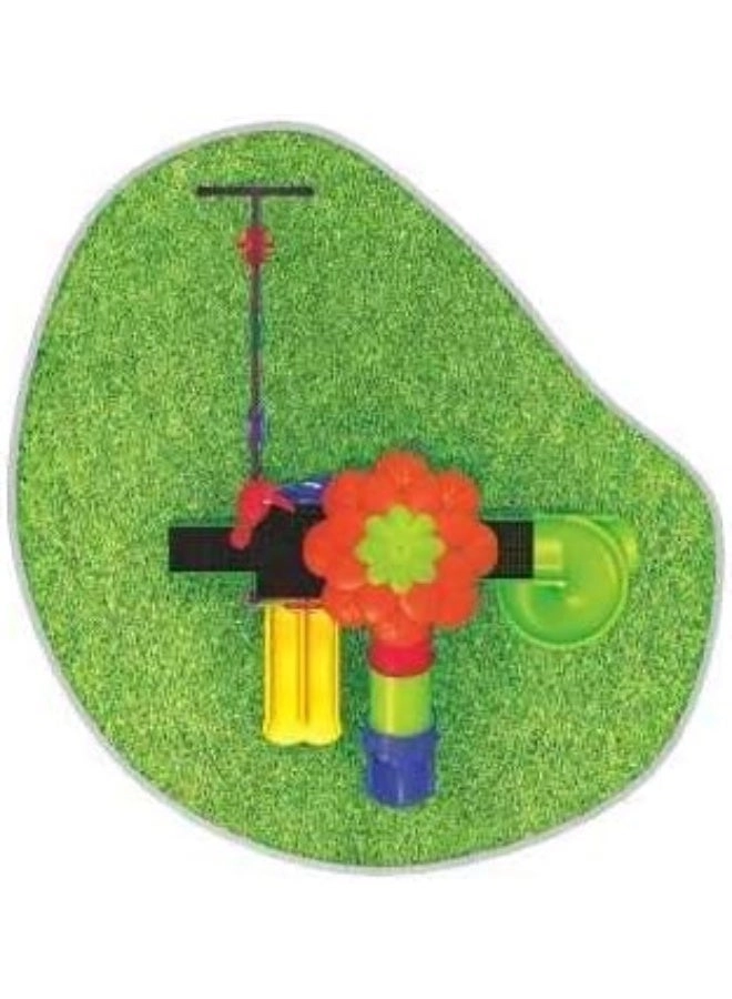 Multi Purpose Kids Outdoor Playing Equipments - 770x320x280cm 2+ Years