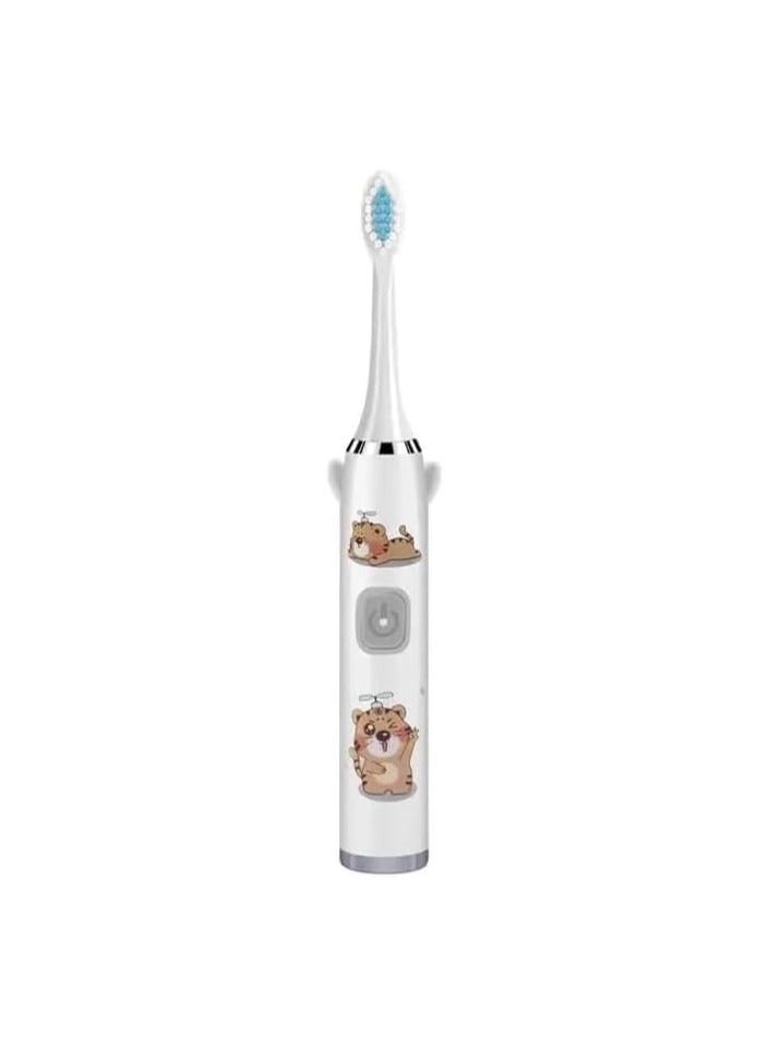 Yameem Kids Electric Toothbrush - Gentle Vibration Battery Operated Cordless