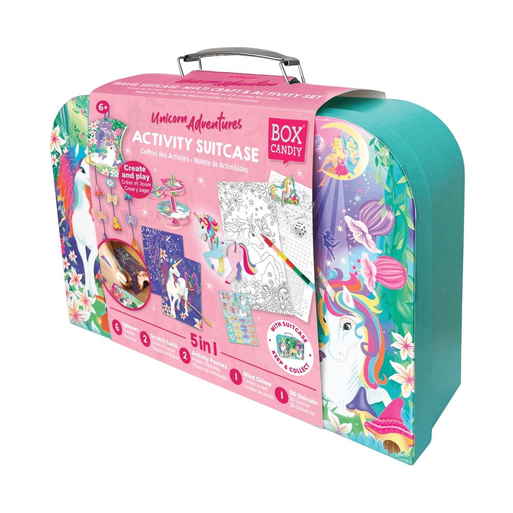 Unicorn Adventure - Travel Suitcase Multi Craft and Activity Set