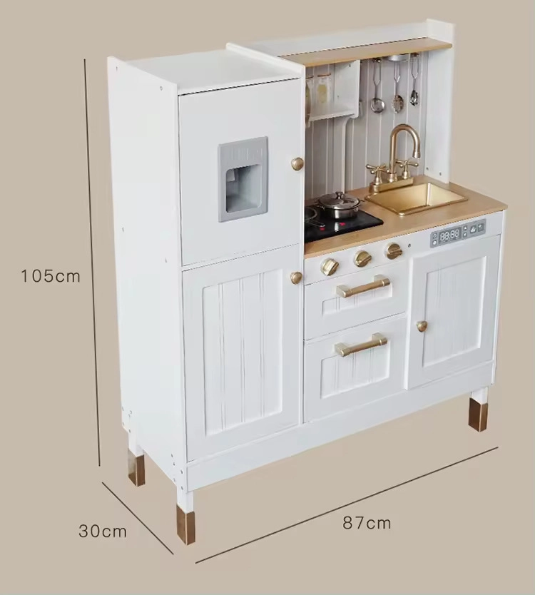 Kids Wooden Kitchen Playset (5551007-W10C692C)
