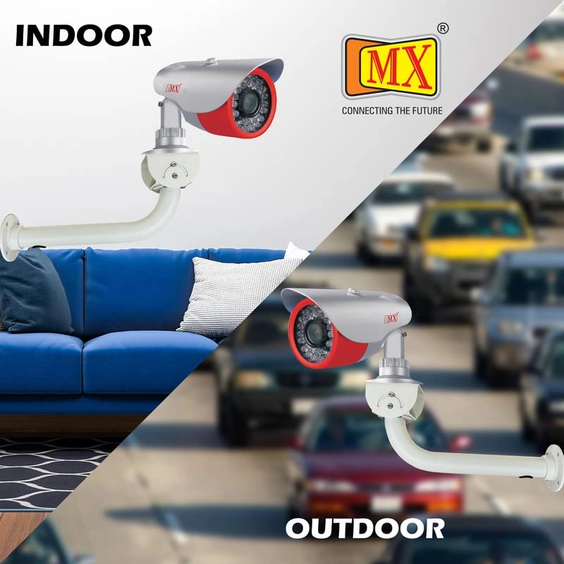 Long CCTV Security Camera Mount Bracket - Adjustable Universal Wall Mount Tilt 90 degrees