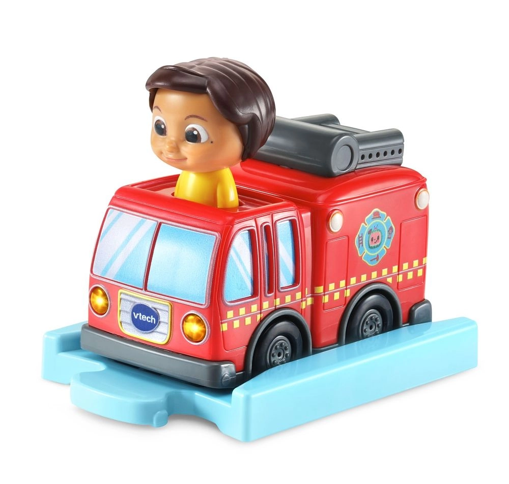 VTech Cocomelon Go! Go! Smart Wheels Nina’s Fire Truck & Track - Fire Sounds & Songs