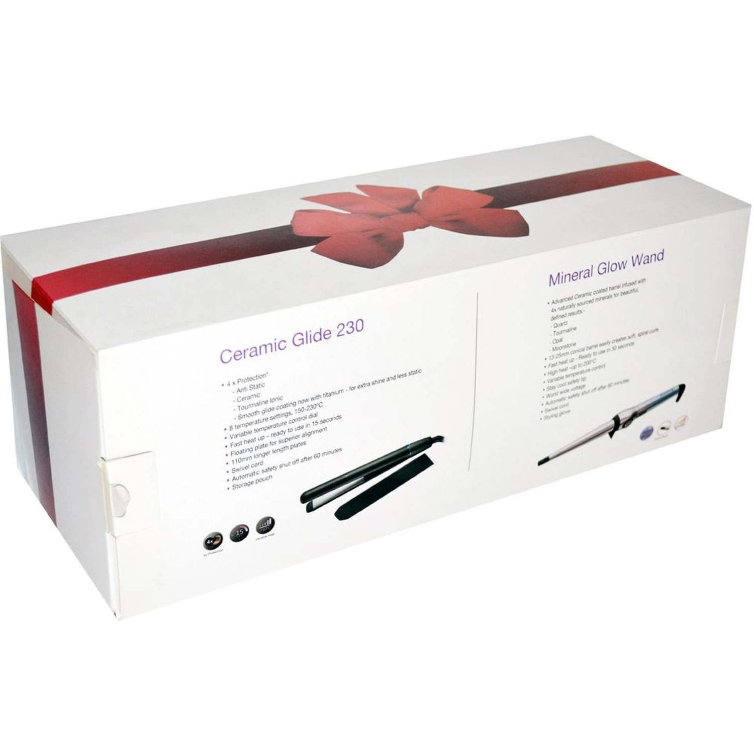 RES3700 - Hair Straightener + RECI5408 - Curling Wand