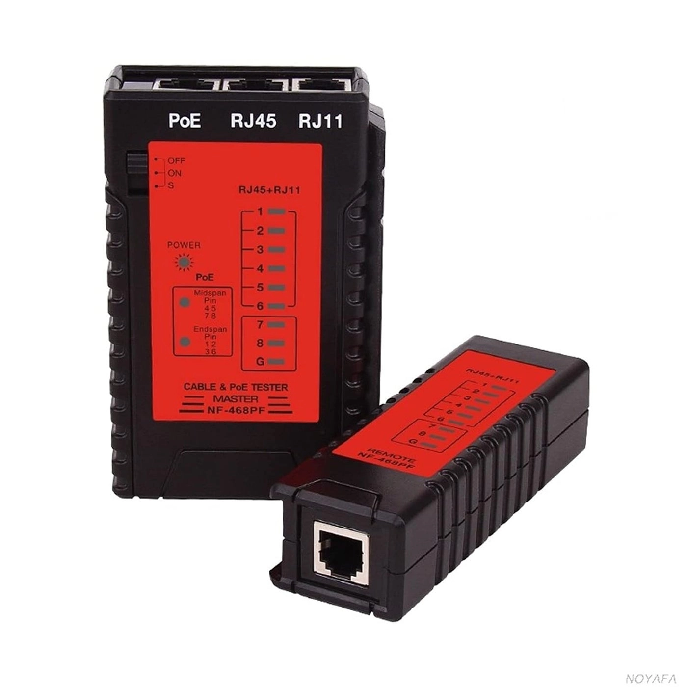 NOYAFA Cable Continuity Tester - RJ45 RJ11 continuity POE