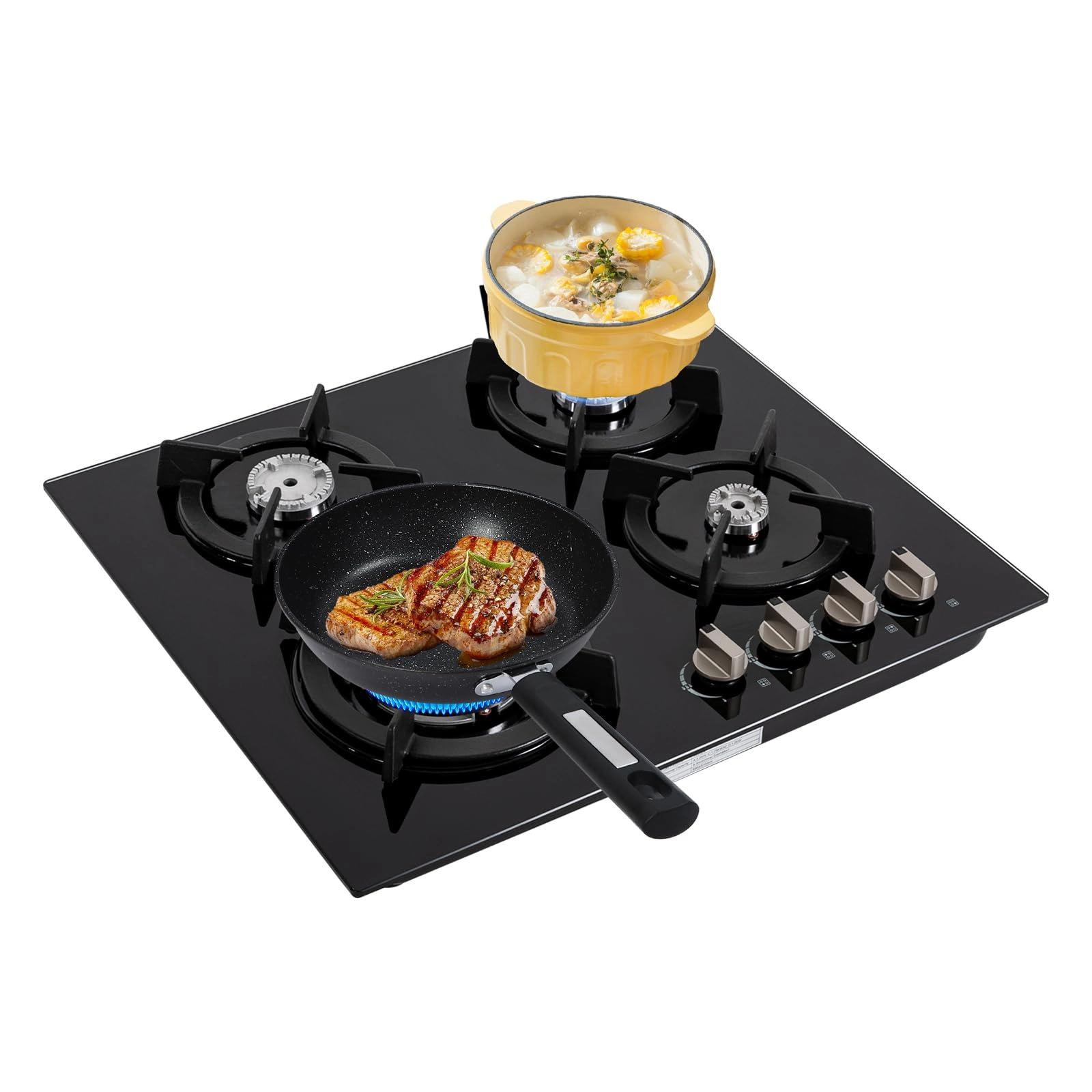 Vintoro QB4Z55TCW Gas hob
