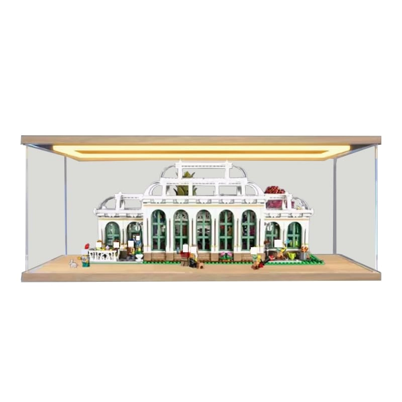 Lego City Display Case (21353) - Clear Acrylic Black Bottom 21.65x11.81x9.84in.