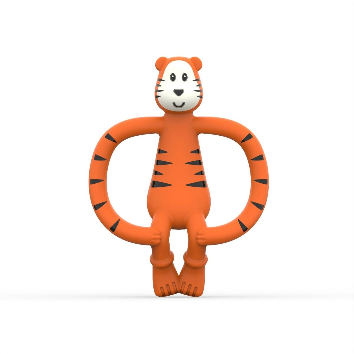 Teddy Tiger Animal Teether - Orange 3 Months
