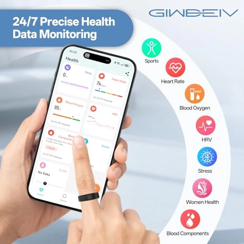 Smart Ring - Black 9# 16mAh