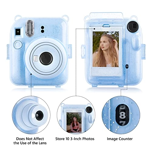 Instax Mini 12 Case - Instax Mini 12 Glitter
