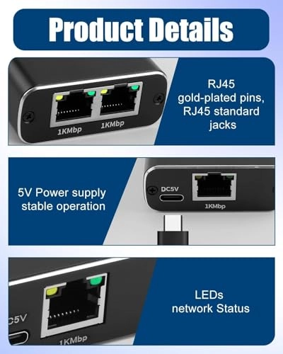 switch ethernet 2 port 2-Ports