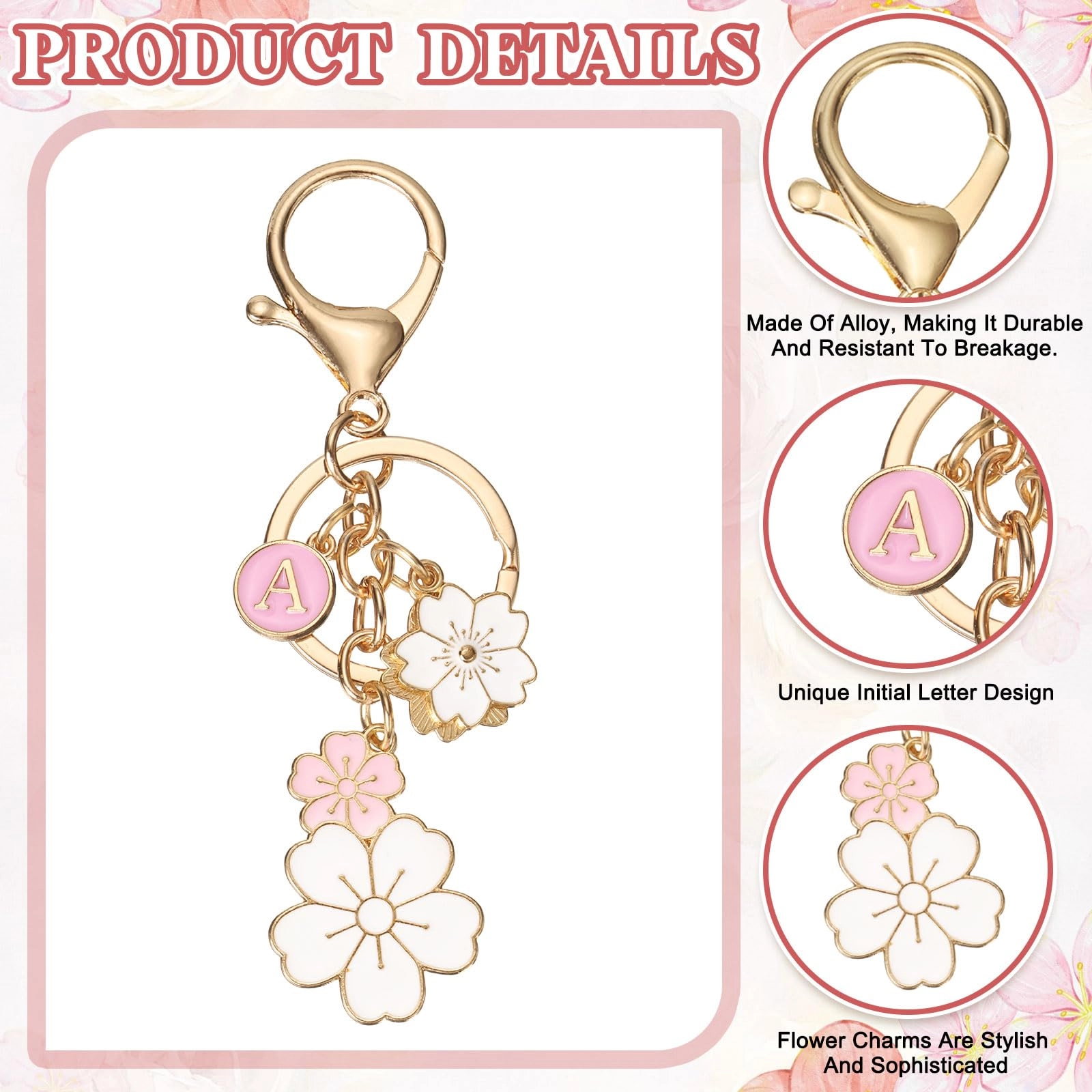 Initial Keychain - Letter