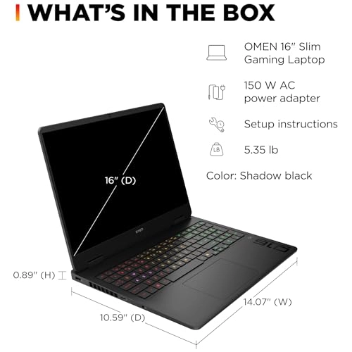 OMEN 16 Slim 16-an0075cl - 16'' Core Ultra 9-285H 32GB DDR5 1TB SSD