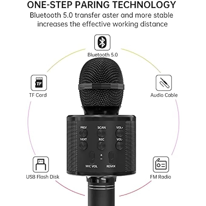 rayihni Karaoke Microphone Pack