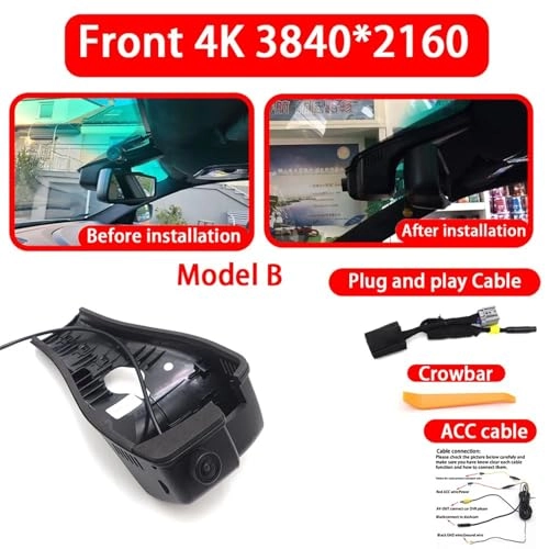 Dash Cam for Maserati Ghibli M157 - 4K 2160P