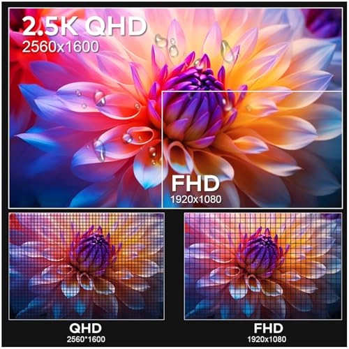 Portable Triple Screen Monitor - 2560x1600 16 Inches